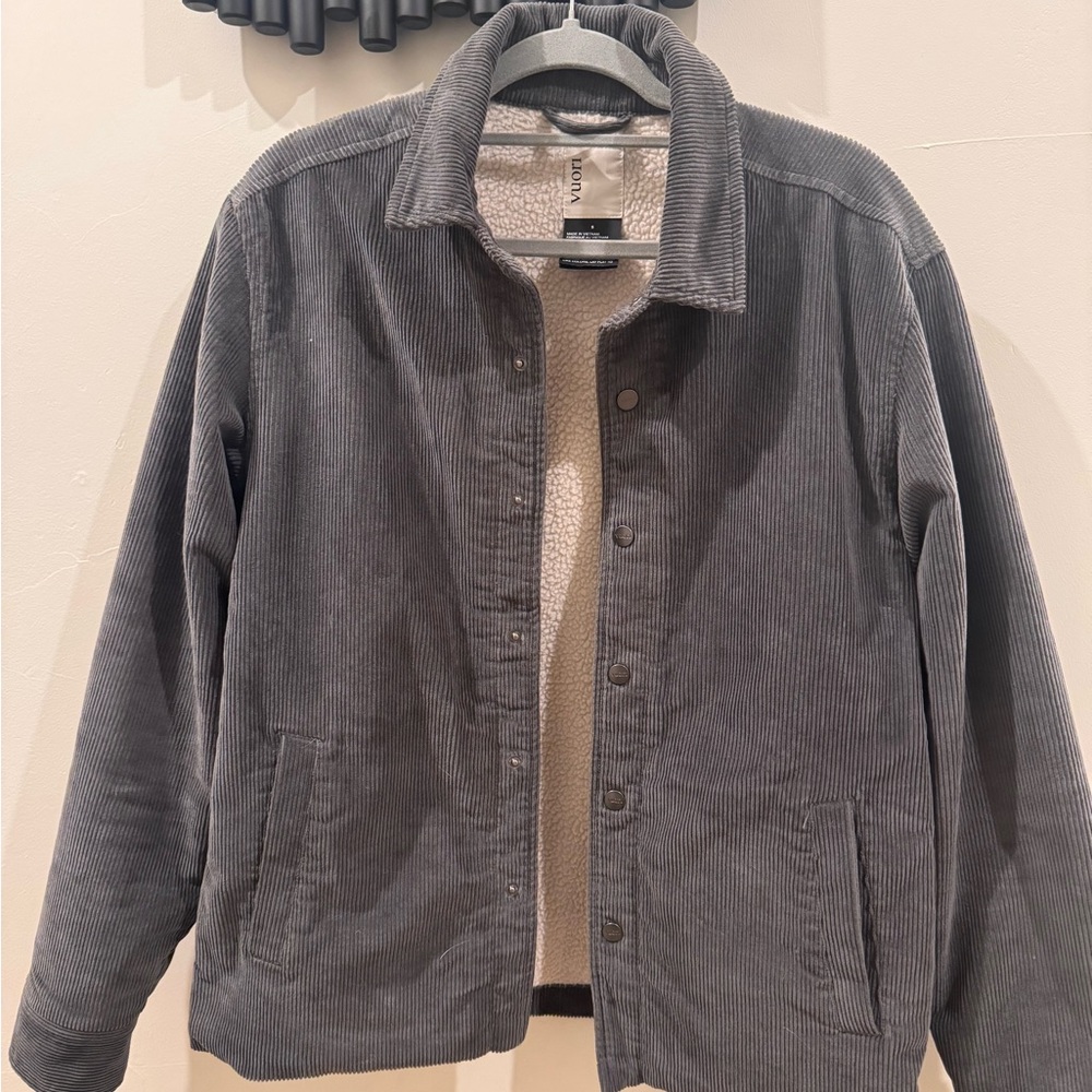 Vuori Men's Charcoal Corduroy Jacket